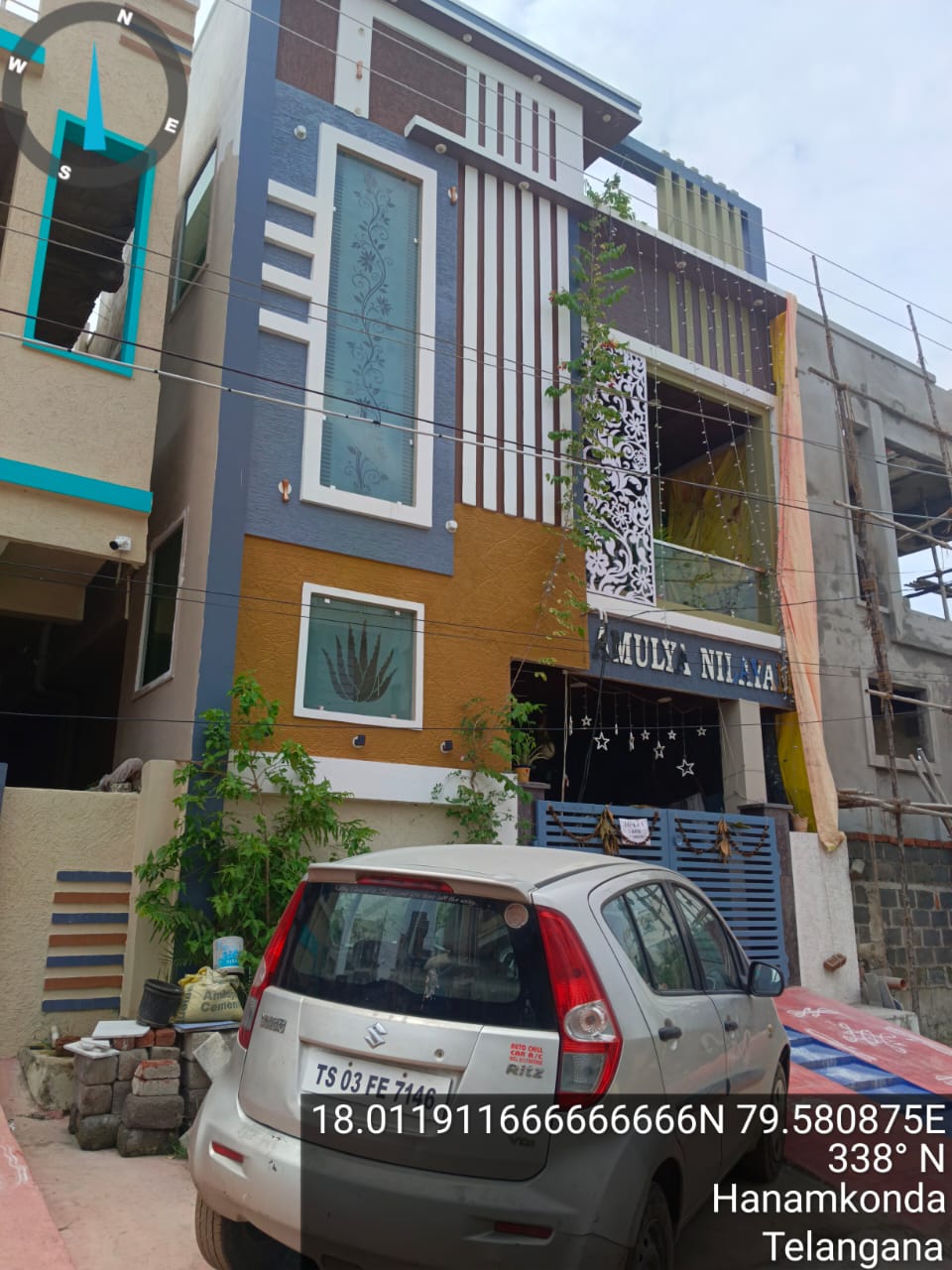 2 BHK Individual House for Sale in H No. 3 14 1 28 B, Near Padmashali Community Hall,Lotus Colony, Hanumakonda City, Warangal, 506011, Hanumakonda