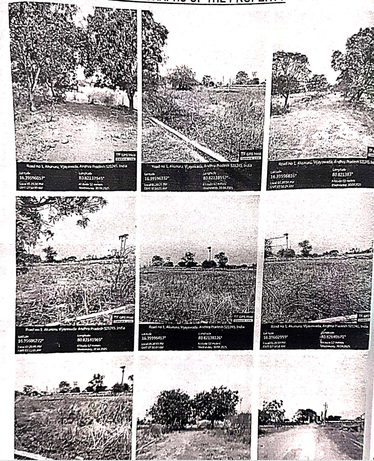 Plot for Sale in Akunuru Village, Vuyyuru