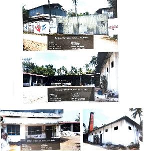 Industrial Plot with Factory Building for Sale in Kollam