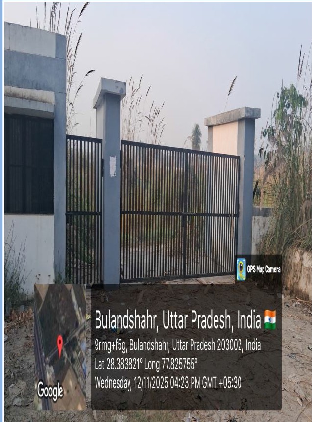 Industrial Plot for Sale in Village Gangeruwa, Jewar Road, Tehsil Baran, Distt. Bulandshahr, U.P., Bulandshahr