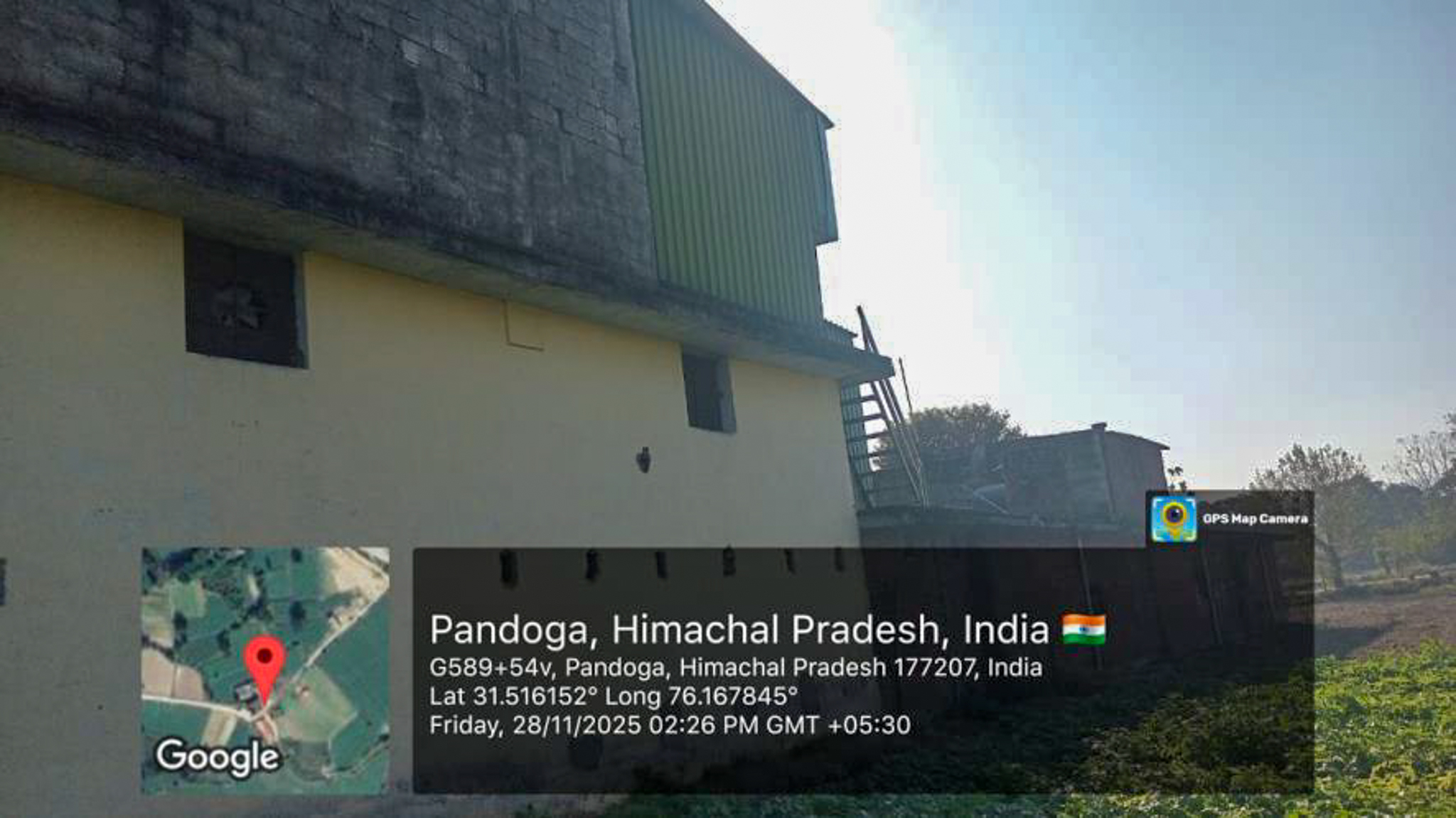 Industrial Plot with Factory Building for Sale in Mohal Pandoga, Pandogha Industrial Area