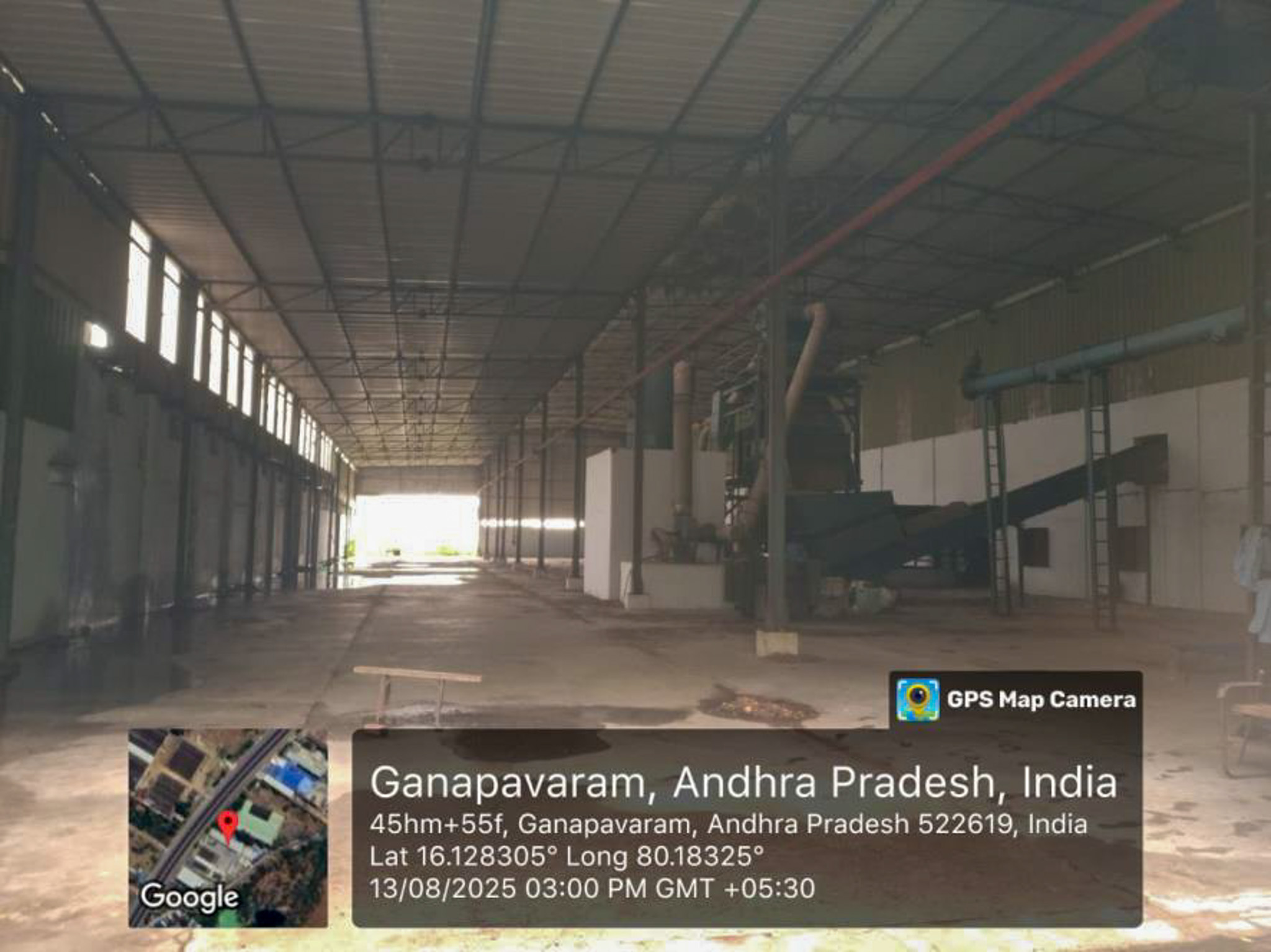 FACTORY LAND WITH PLANT AND MACHINERY for Sale in Ganapavaram, Nadendla