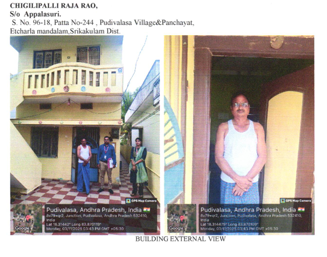 Individual House for Sale in pudivalasa village & Panchayat, Etcherla Mandal and Srikakulam District, Srikakulam