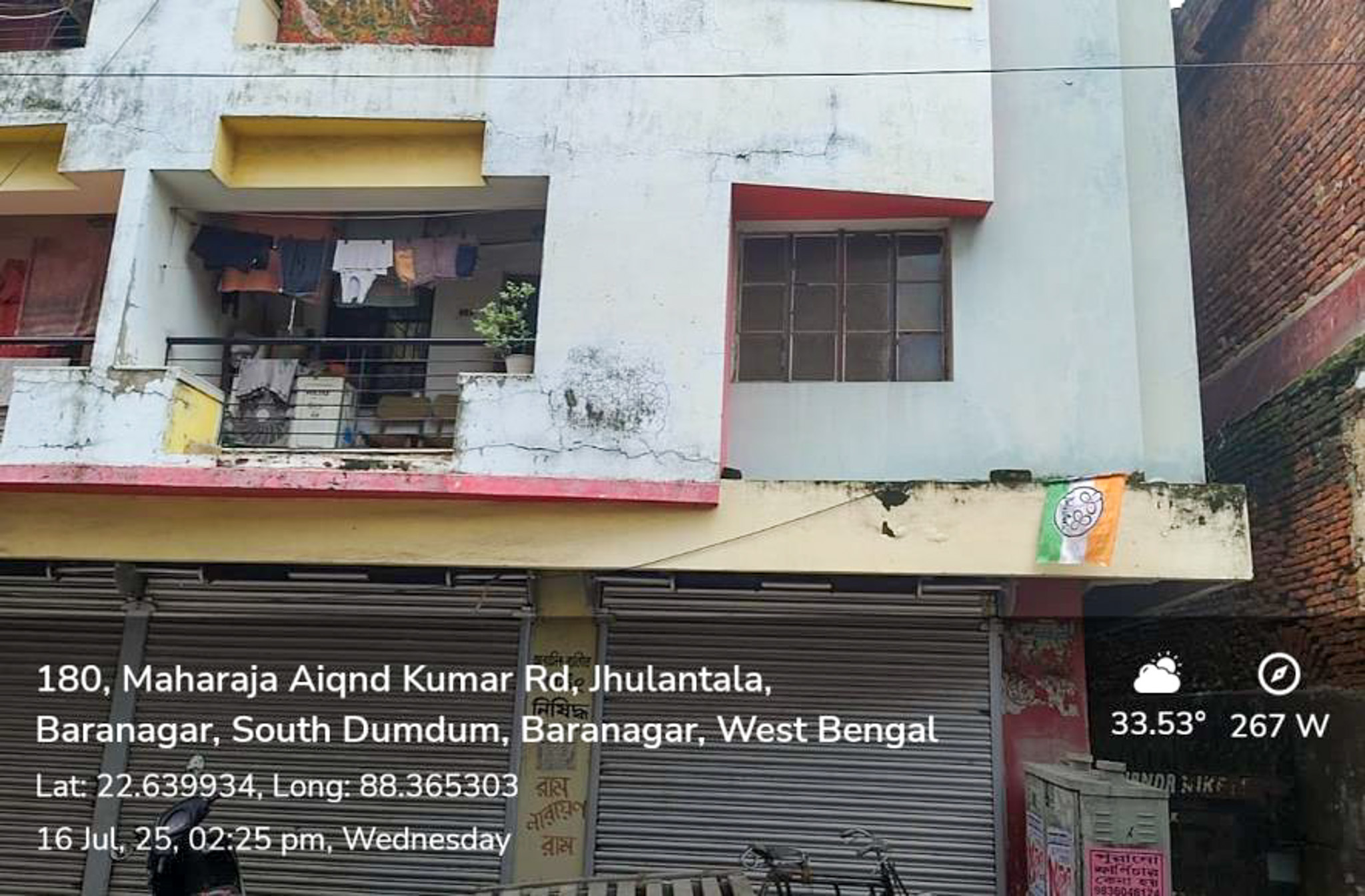 3 BHK Flat for Sale in Premises no. 181, Maharaja Nanda Kumar Road South Kolkata – 70003 Baranagar Municipality Ward No. 7, Kolkata