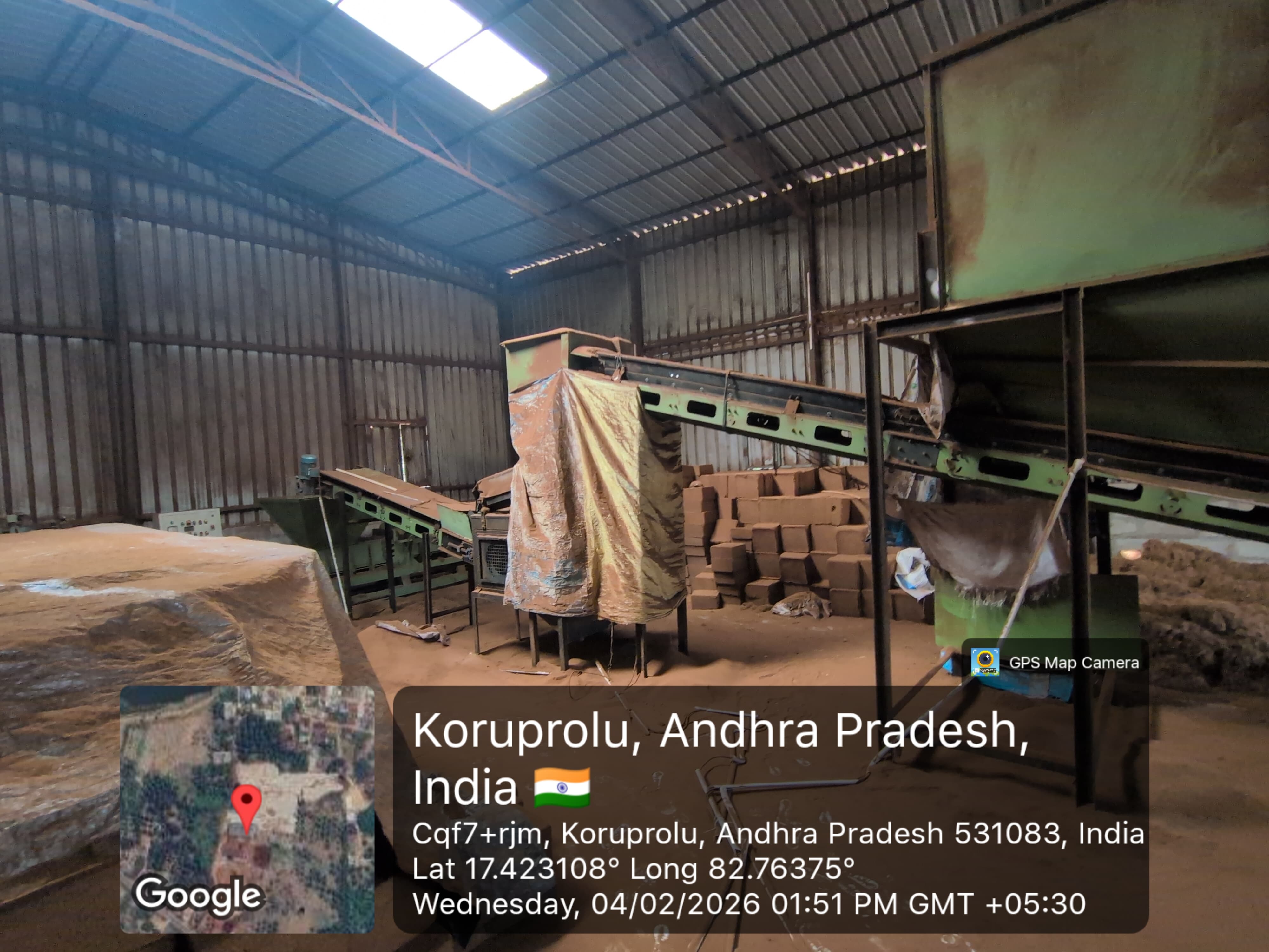 PLANT AND MACHINERY for Sale in S RAYAVARAM MANDAL , VISAKHAPATNAM-531083, Golugonda