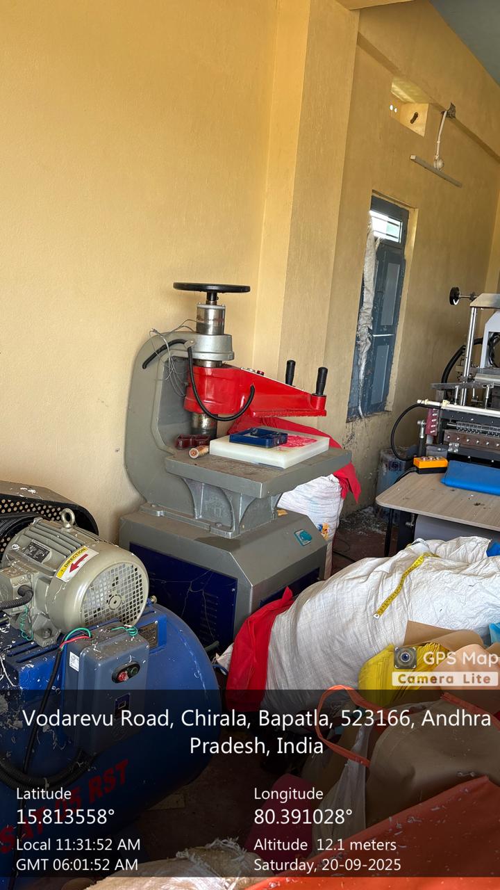 Plant and Machinery for Sale in Chirala, Chirala