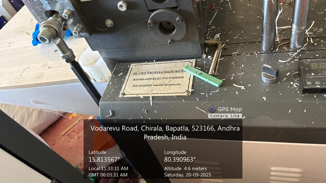 Plant and Machinery for Sale in Chirala, Chirala