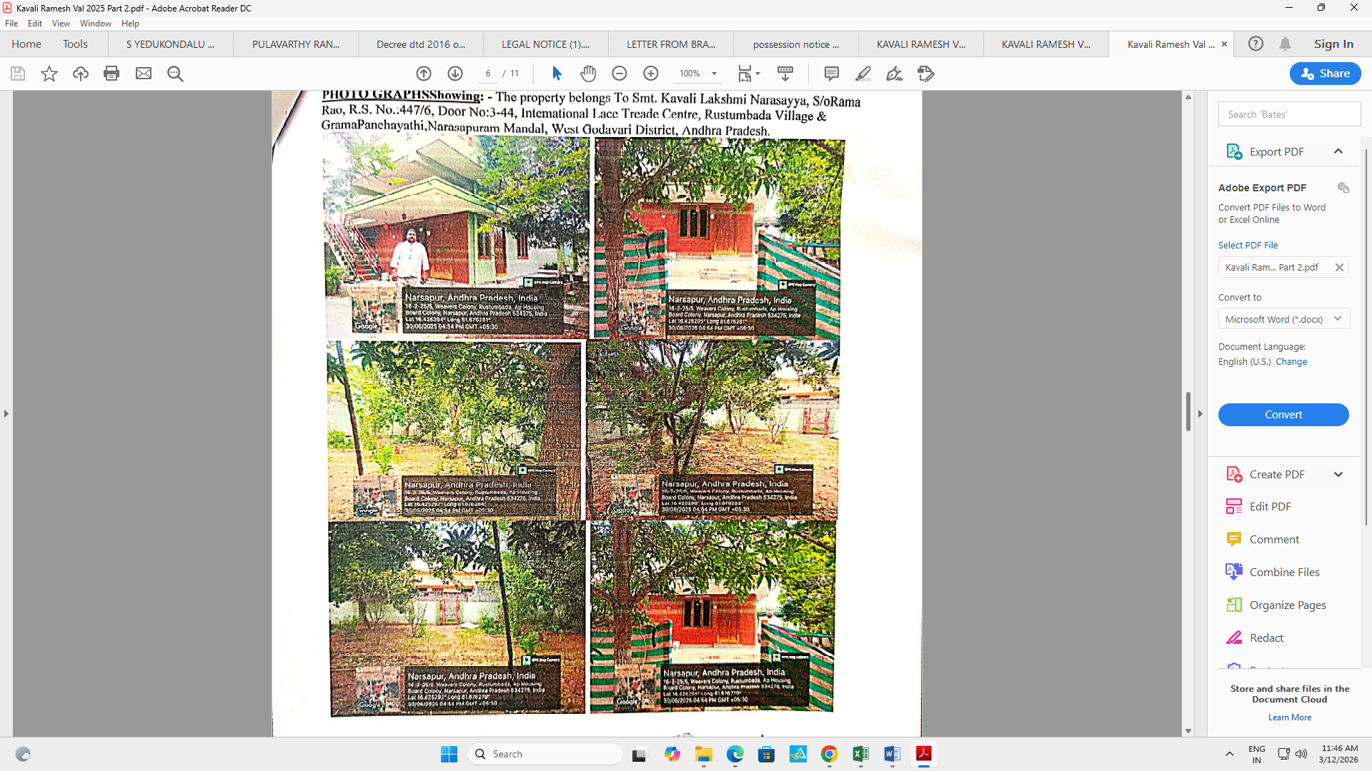 Individual House for Sale in Narasapur