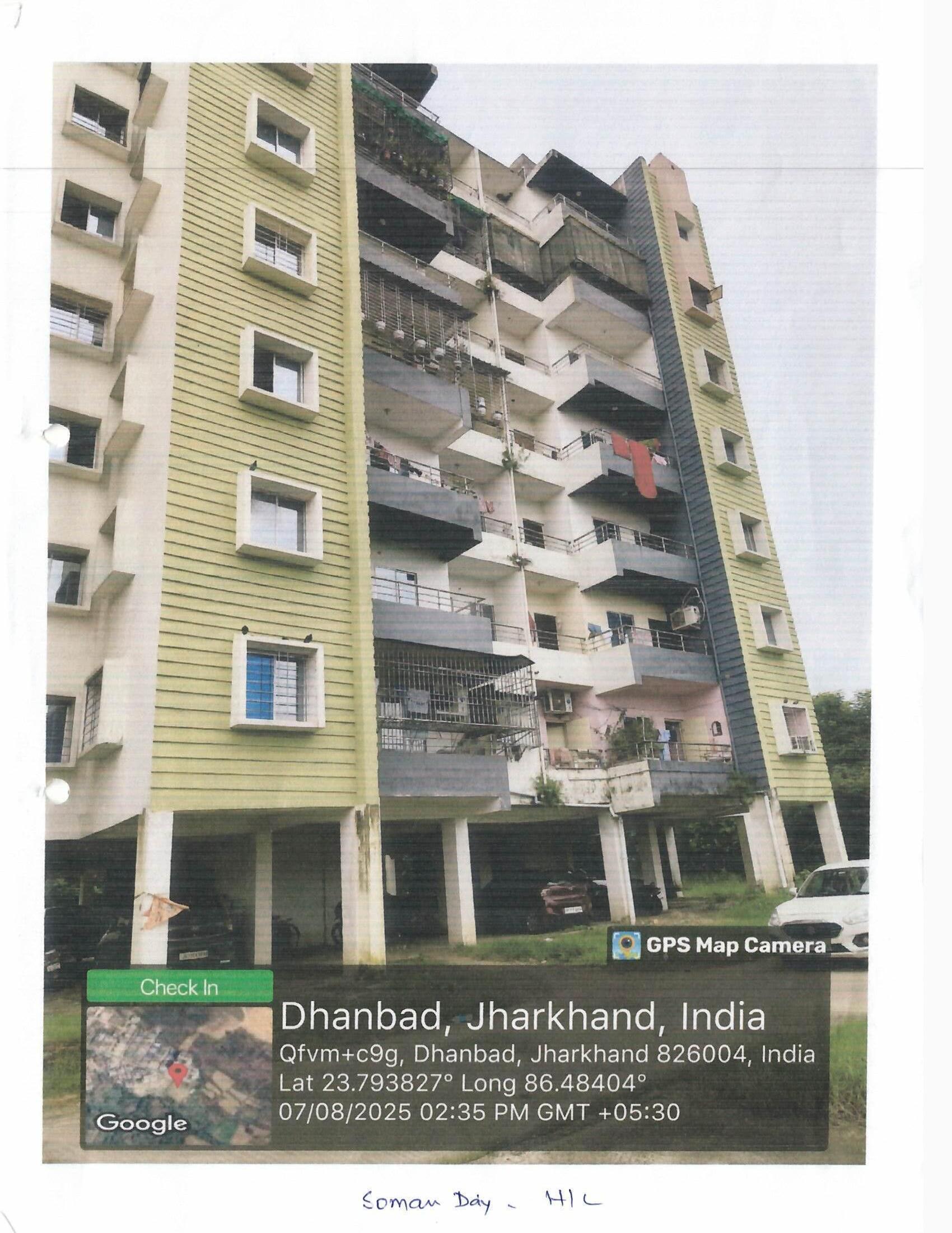 Flat for Sale in Yamuna Block Apart, Dhanbad, Mouza -Karmatand, Mouza No.16,Police Station Baliapur within Chowki,Sub Registry office-Dhanbad, Dhanbad