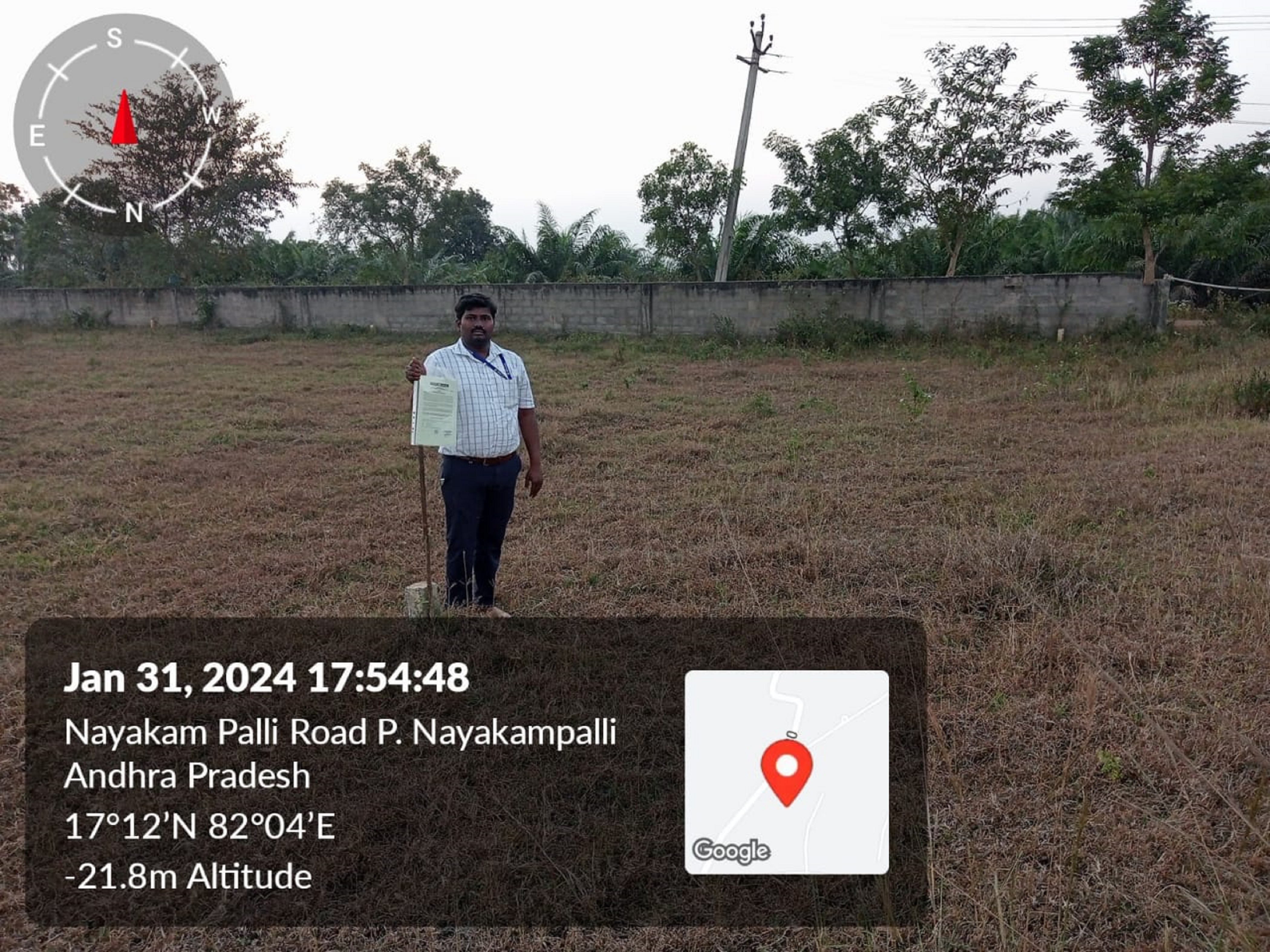 Plot for Sale in GANDEPALLI