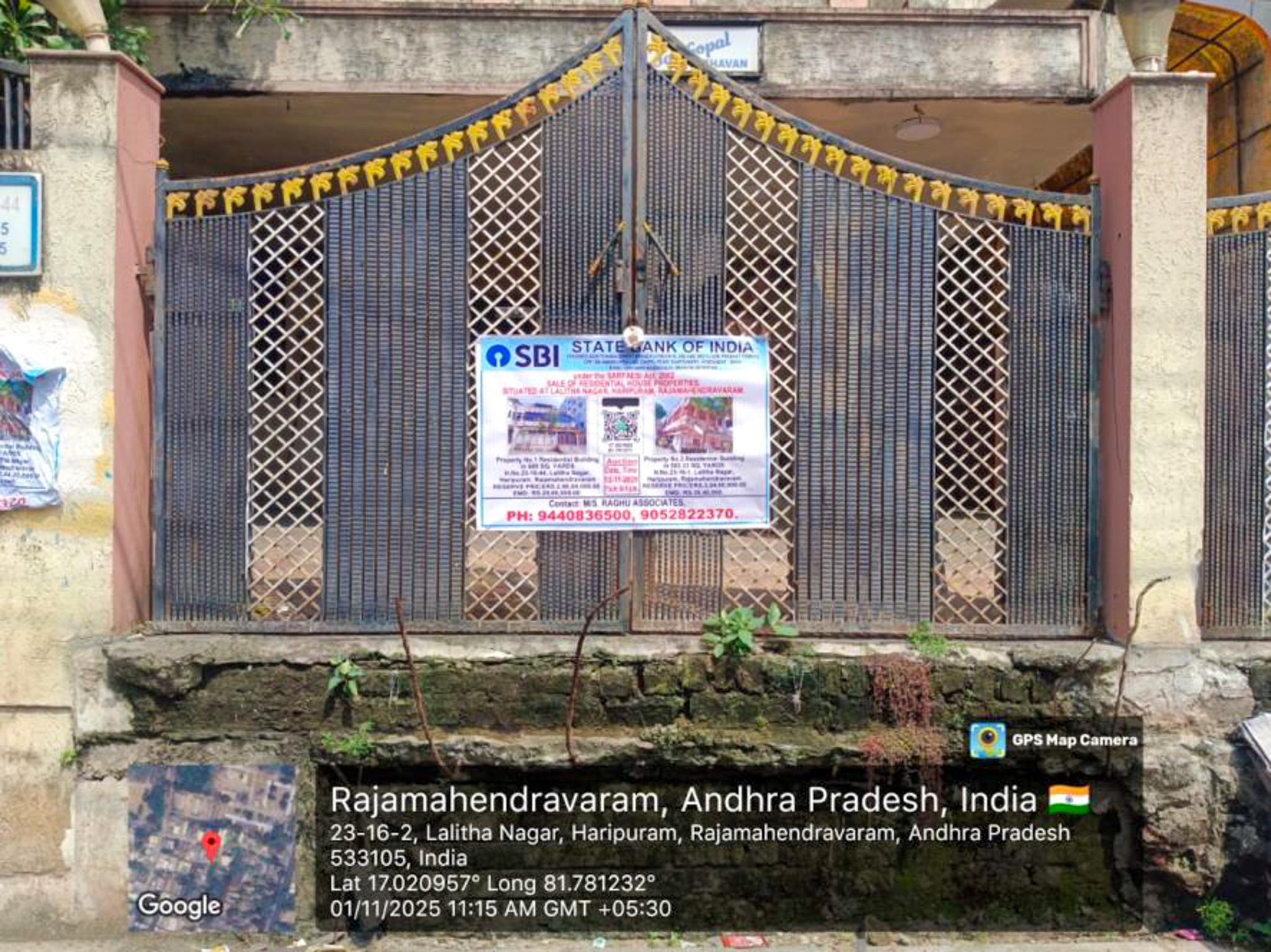 Individual House for Sale in INDEPENDENT HOUSE, Rajamundry, East Godavari District, Andhra Pradesh, Rajamahendravaram