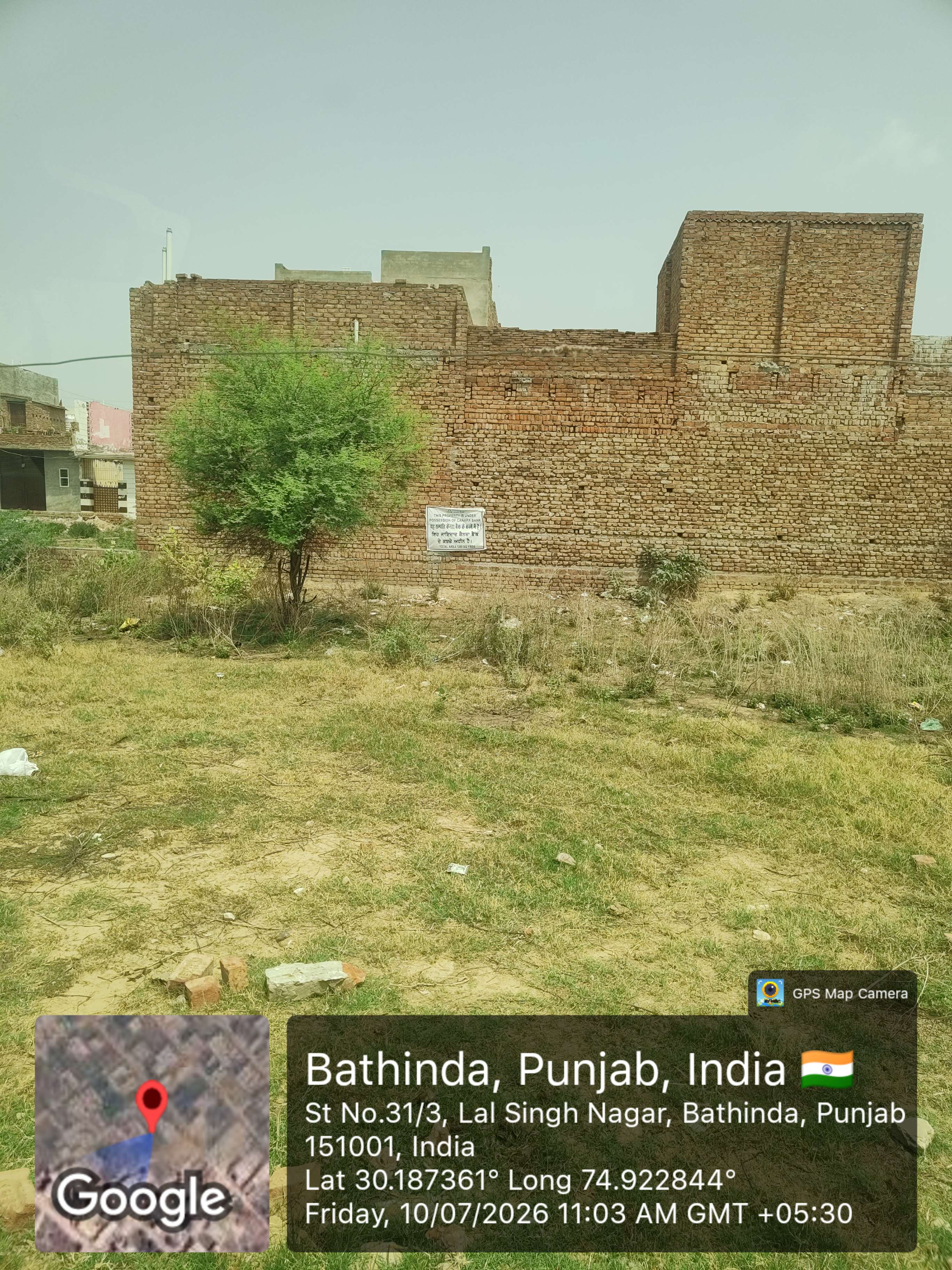Vacant Plot for sale in BATHINDA Bathinda