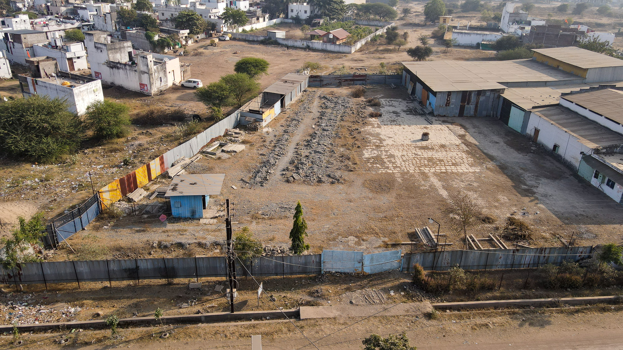 Industrial Plot with Factory Building for Sale in Industrial Area Khandwa, Khandwa