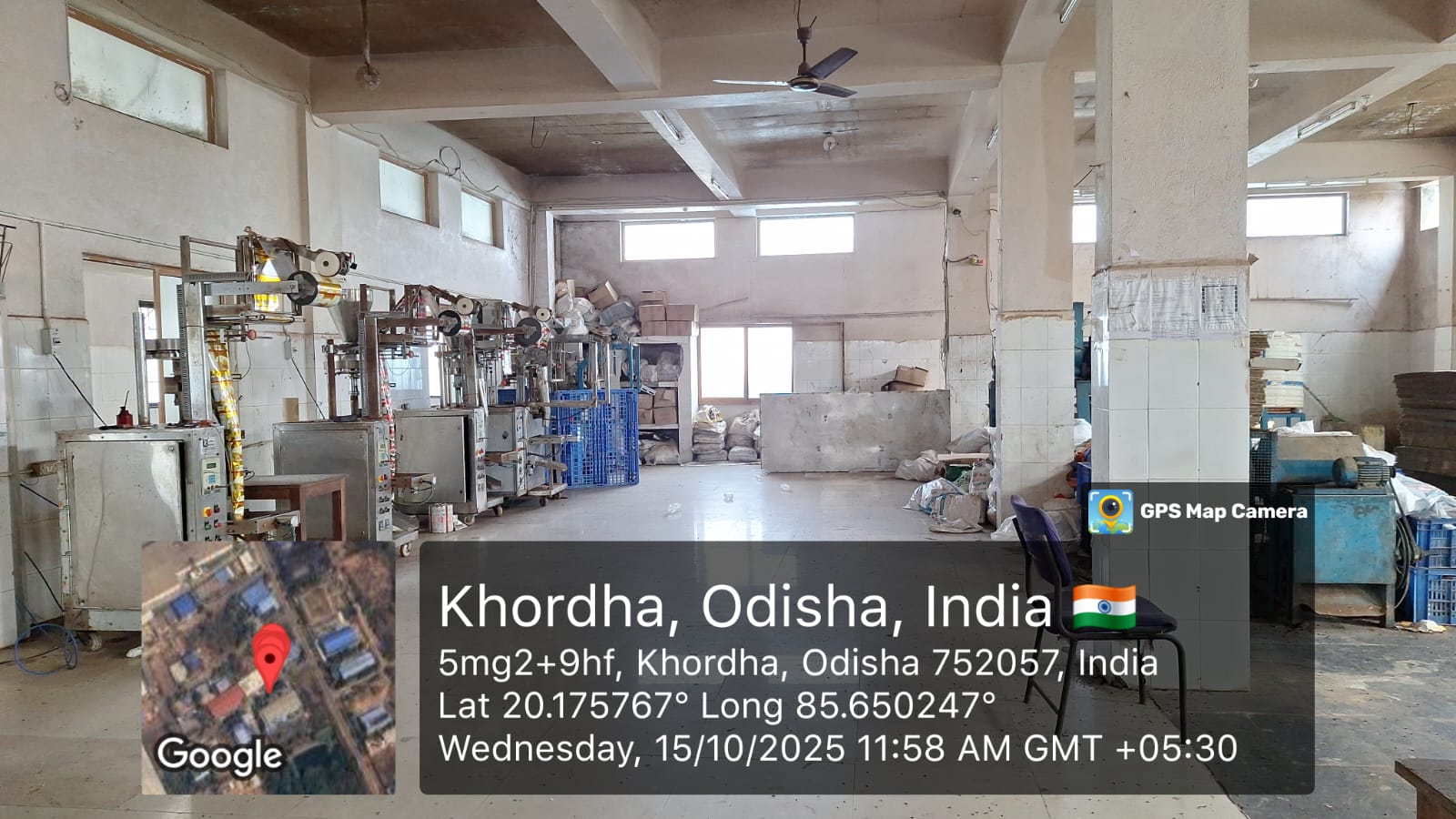 Shed with Plant and Machinery for Sale in Khordha