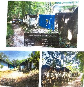 Industrial Plot with Factory Building for Sale in Kollam