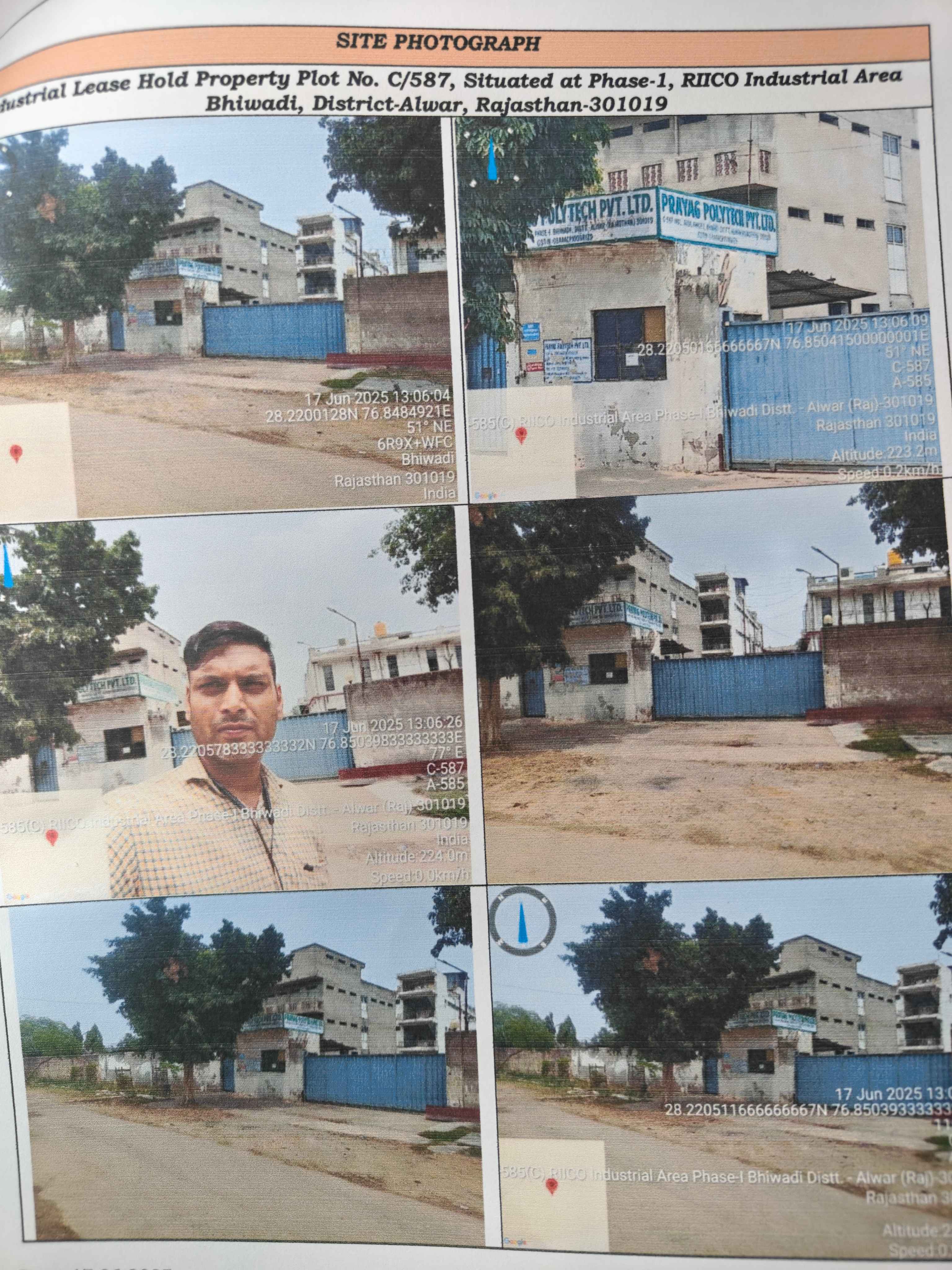 Industrial Plot with Factory Building for Sale in BHIWADI DISTRICT ALWAR RAJASTHAN Bhiwadi