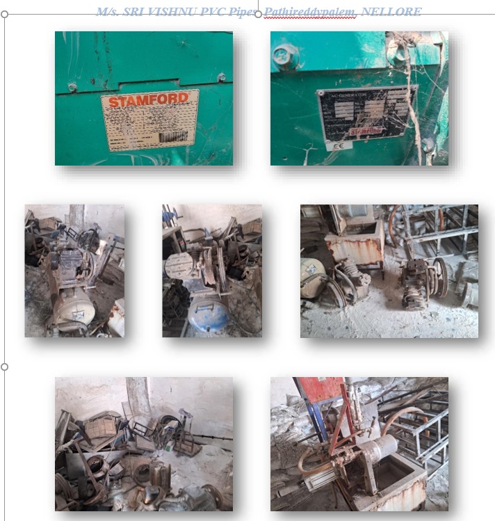 Hypothecated Assets, Machinery for Sale in Nellore