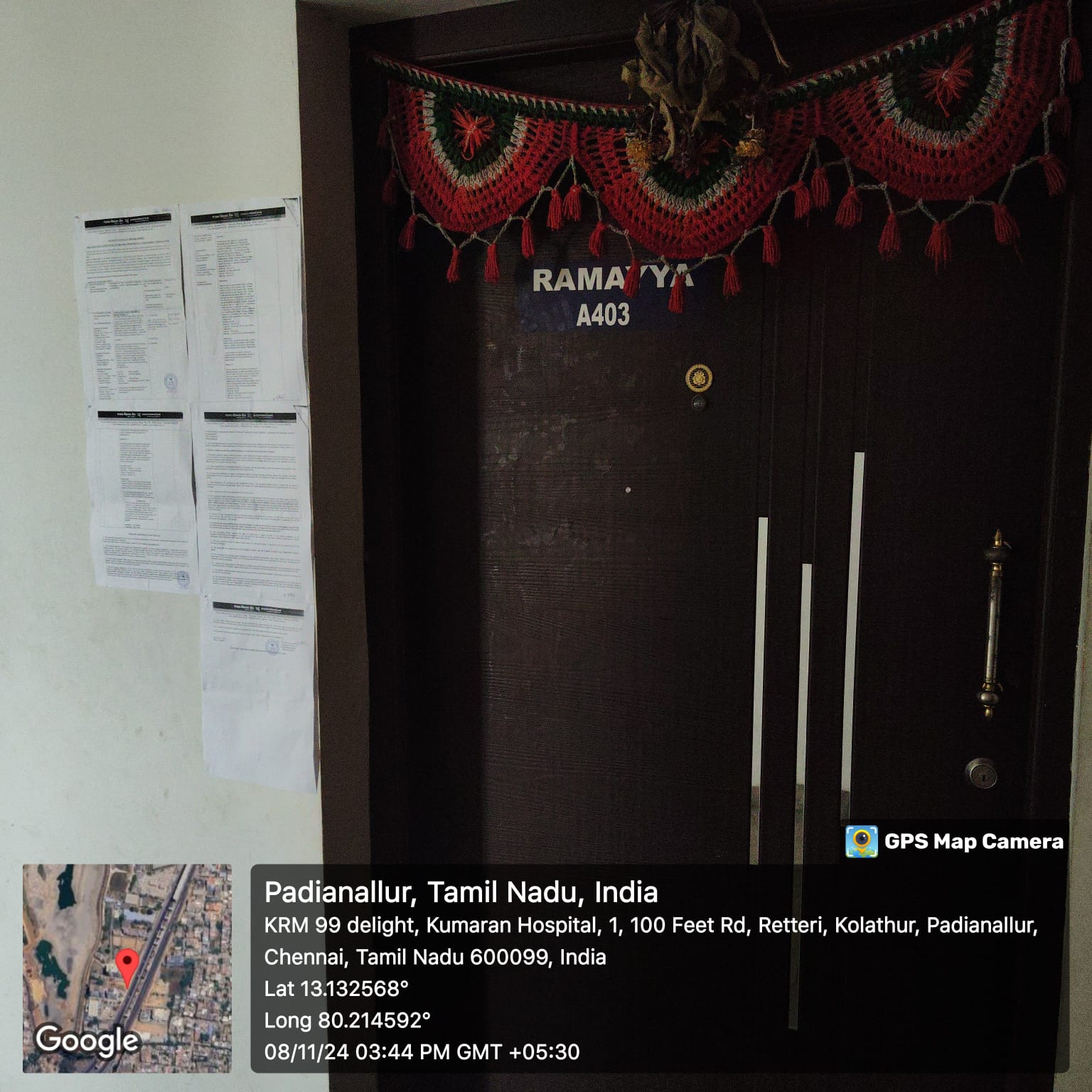 Flat for Sale in MADHAVARAM CHENNAI 13.1328664,80.2146595, Chennai