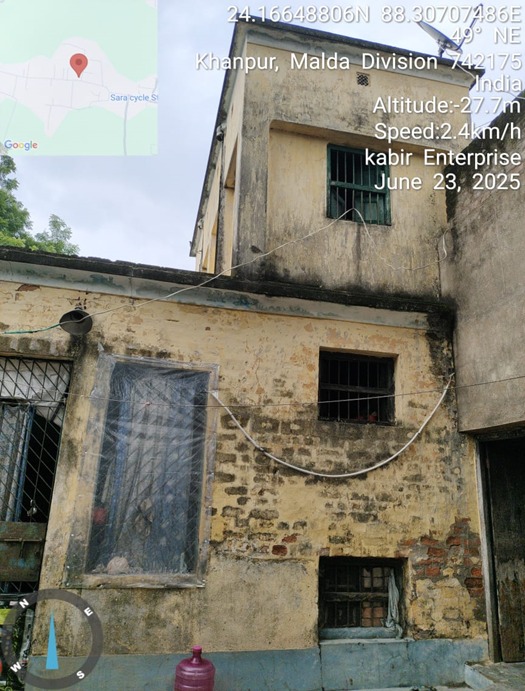 Individual House for Sale in Mouza – Khanpur, J.L.No.39, P.S. – Murshidabad, District – Murshidabad, Berhampore