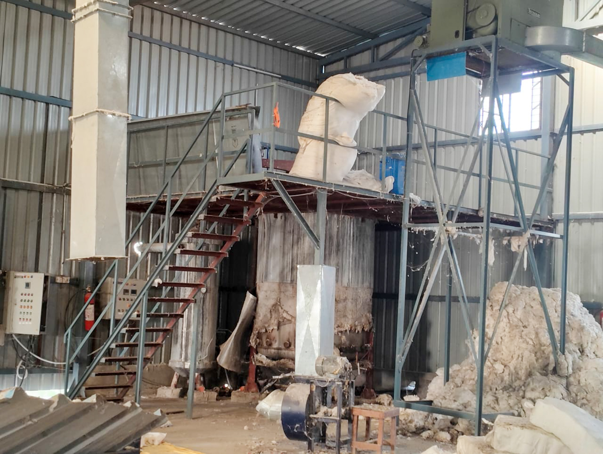 Industrial Plot with Factory Building for Sale in Indora