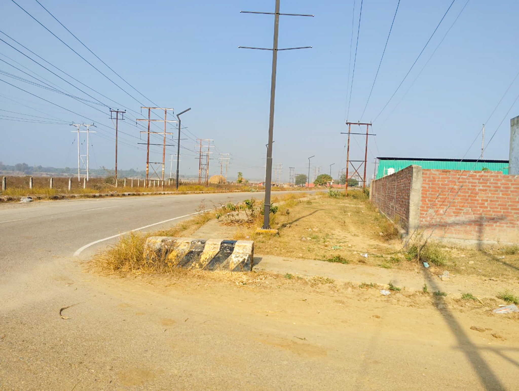 Industrial Plot with Factory Building for Sale in Indora