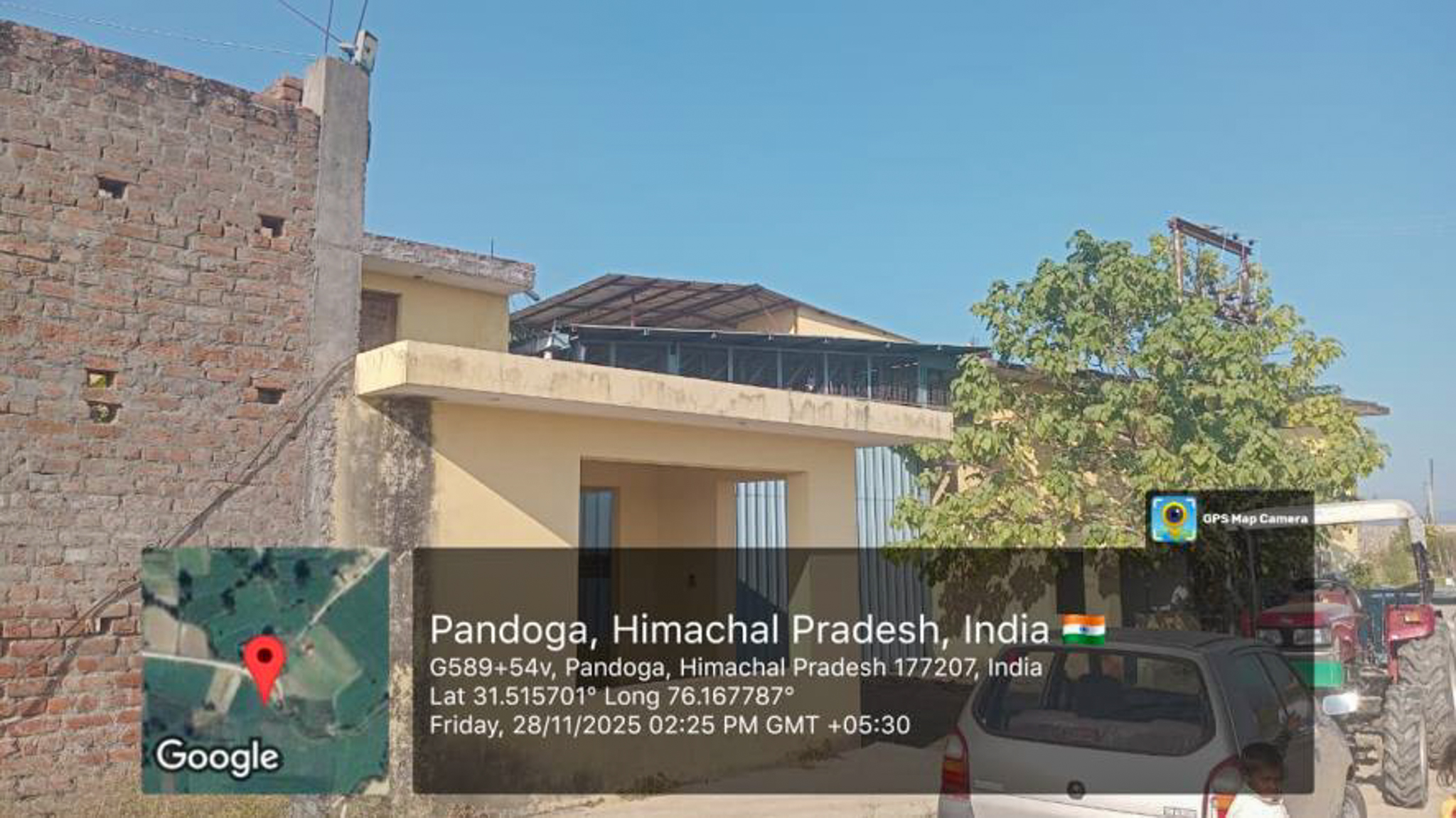 Industrial Plot with Factory Building for Sale in Mohal Pandoga, Pandogha Industrial Area