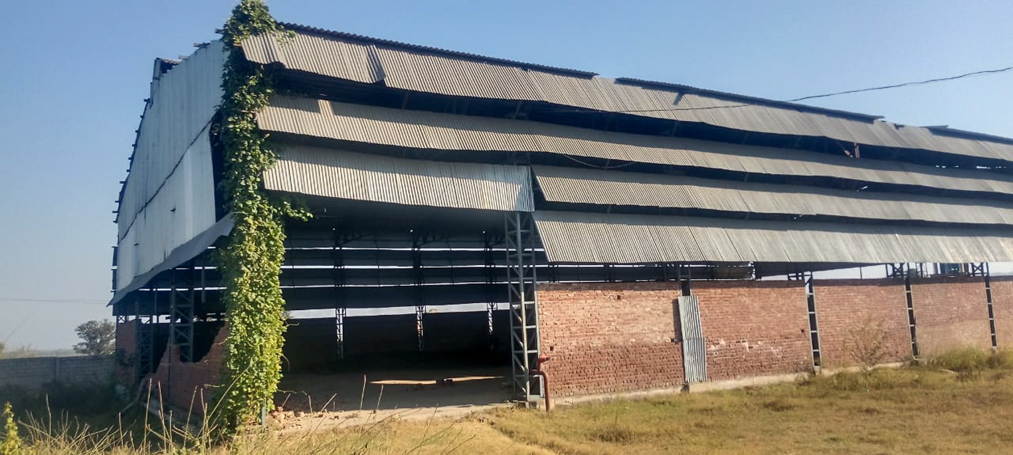 Industrial Plot with Factory Building for Sale in VPO Bela Bathri ,Tehsil Haroli, District Una, Santokhgarh