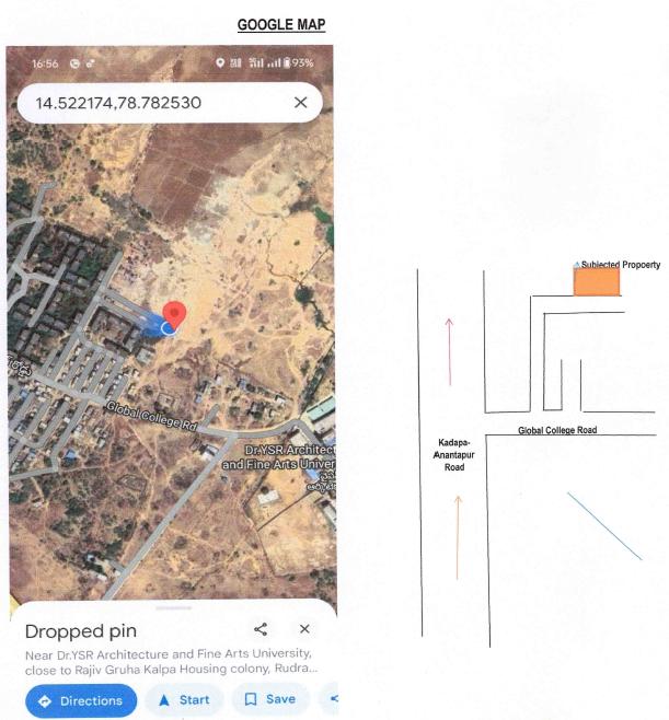 OPEN LAND PROPERTY for Sale in CHINAMACHUPALLI, CHENNUR MANDAL. KADAPA DISTRICT, Chennur