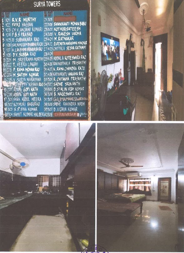 2 BHK Flat for Sale in SURYA TOWERS, Lankelapalem, Visakhapatnam