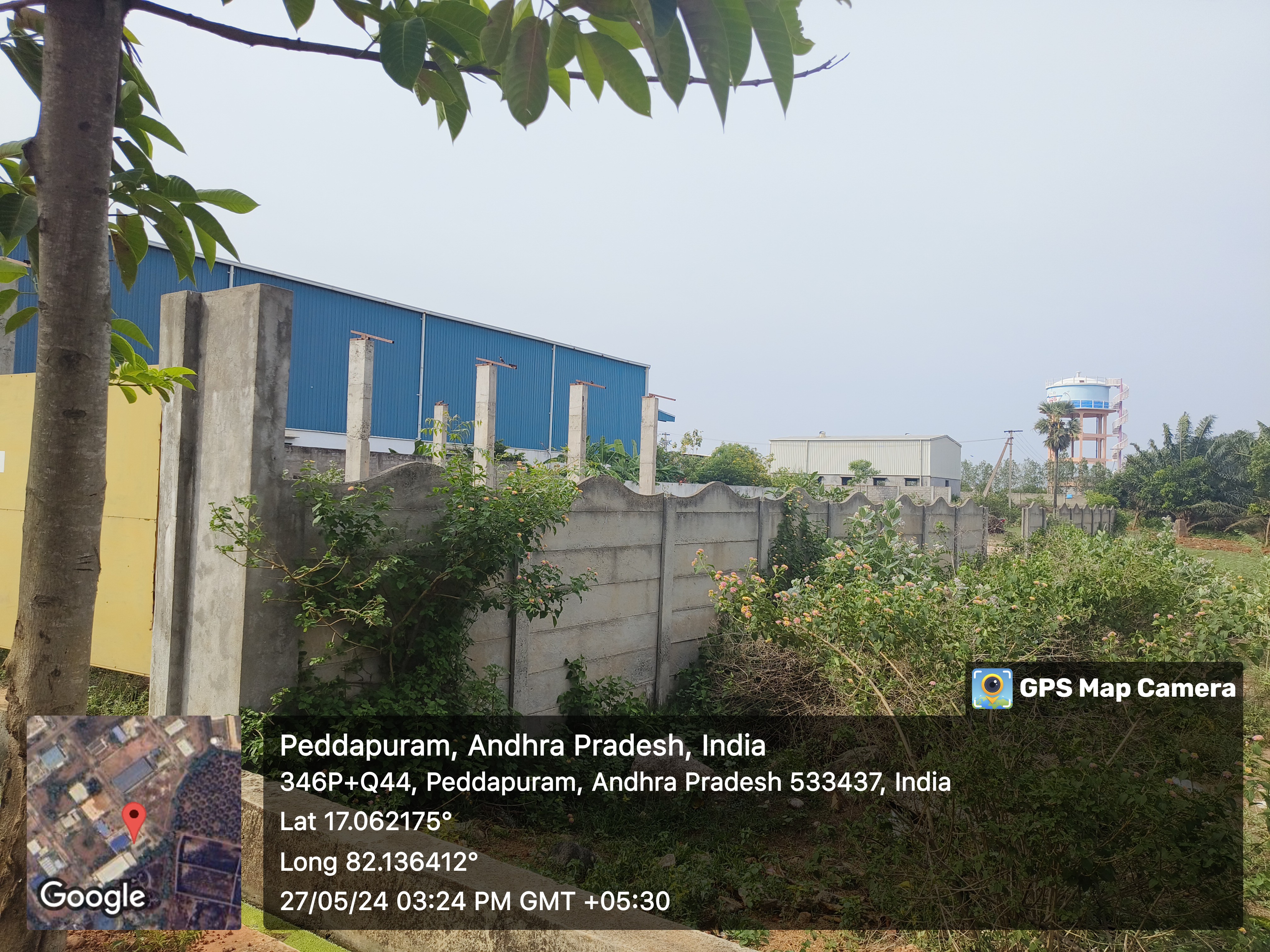 industrial shed along with land for Sale in Peddapuram