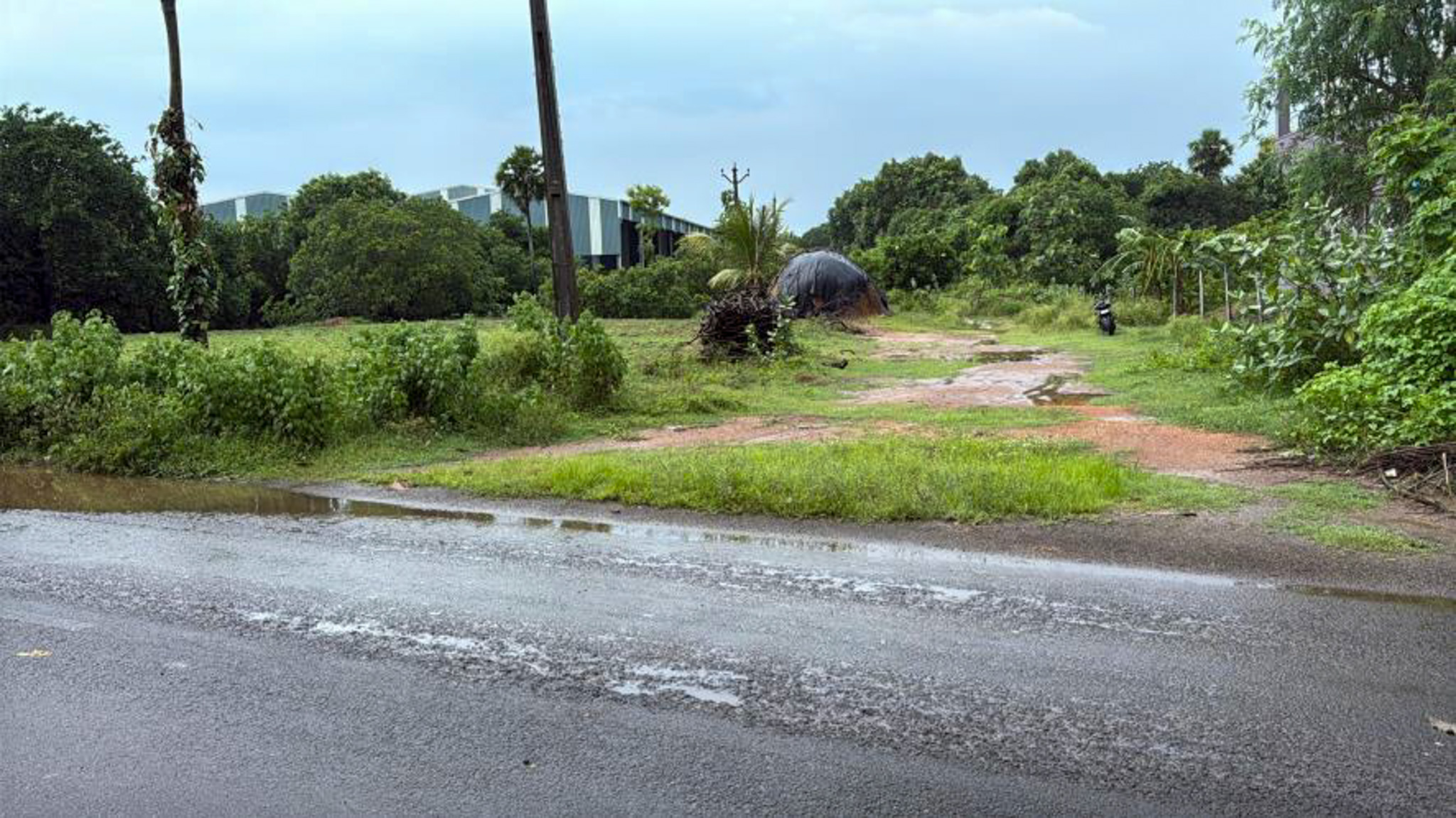 Industrial Plot with Factory Building for Sale in Rajam