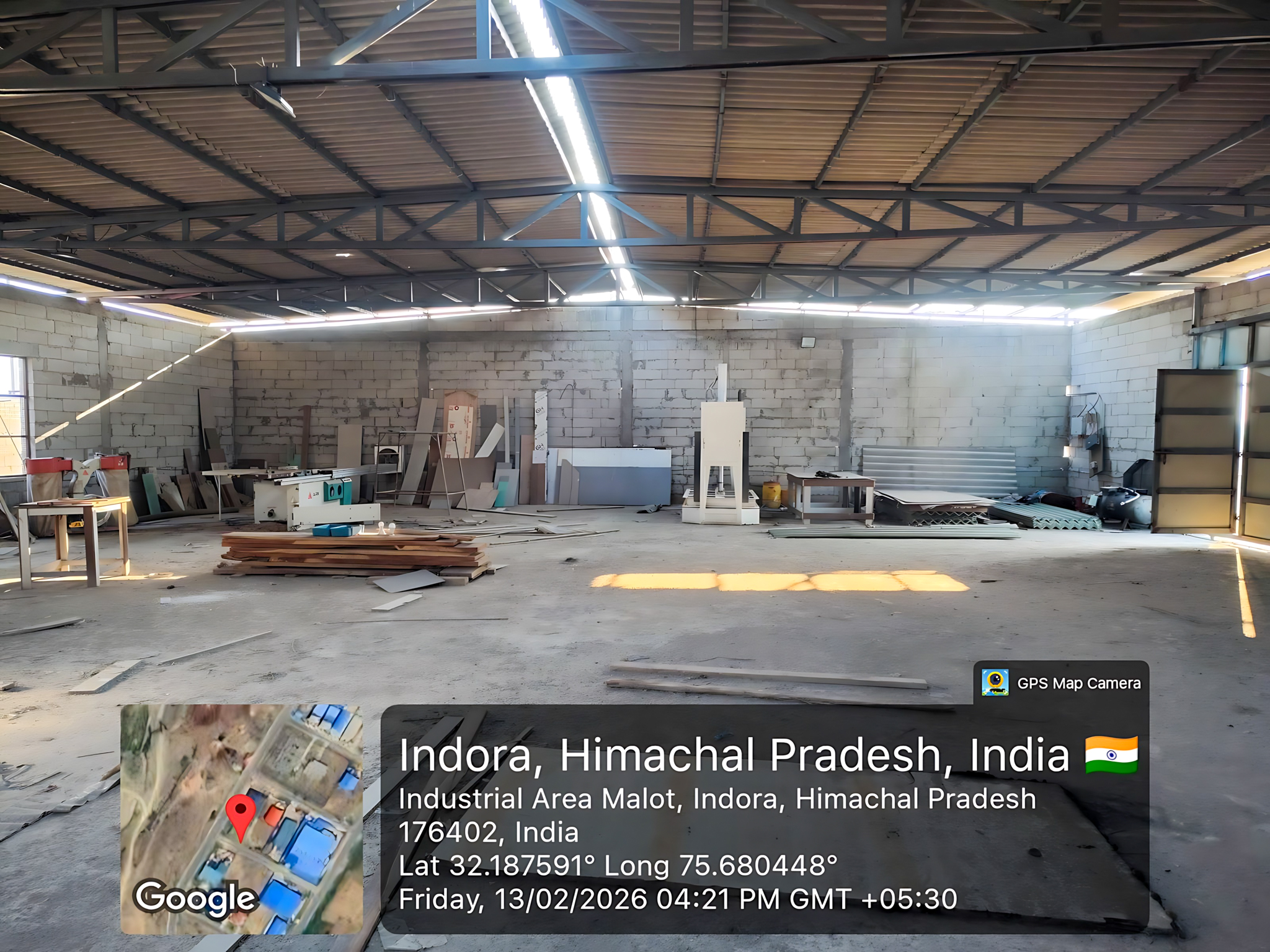 Shed with Plant and Machinery for Sale in Bain Attarian Industrial Area