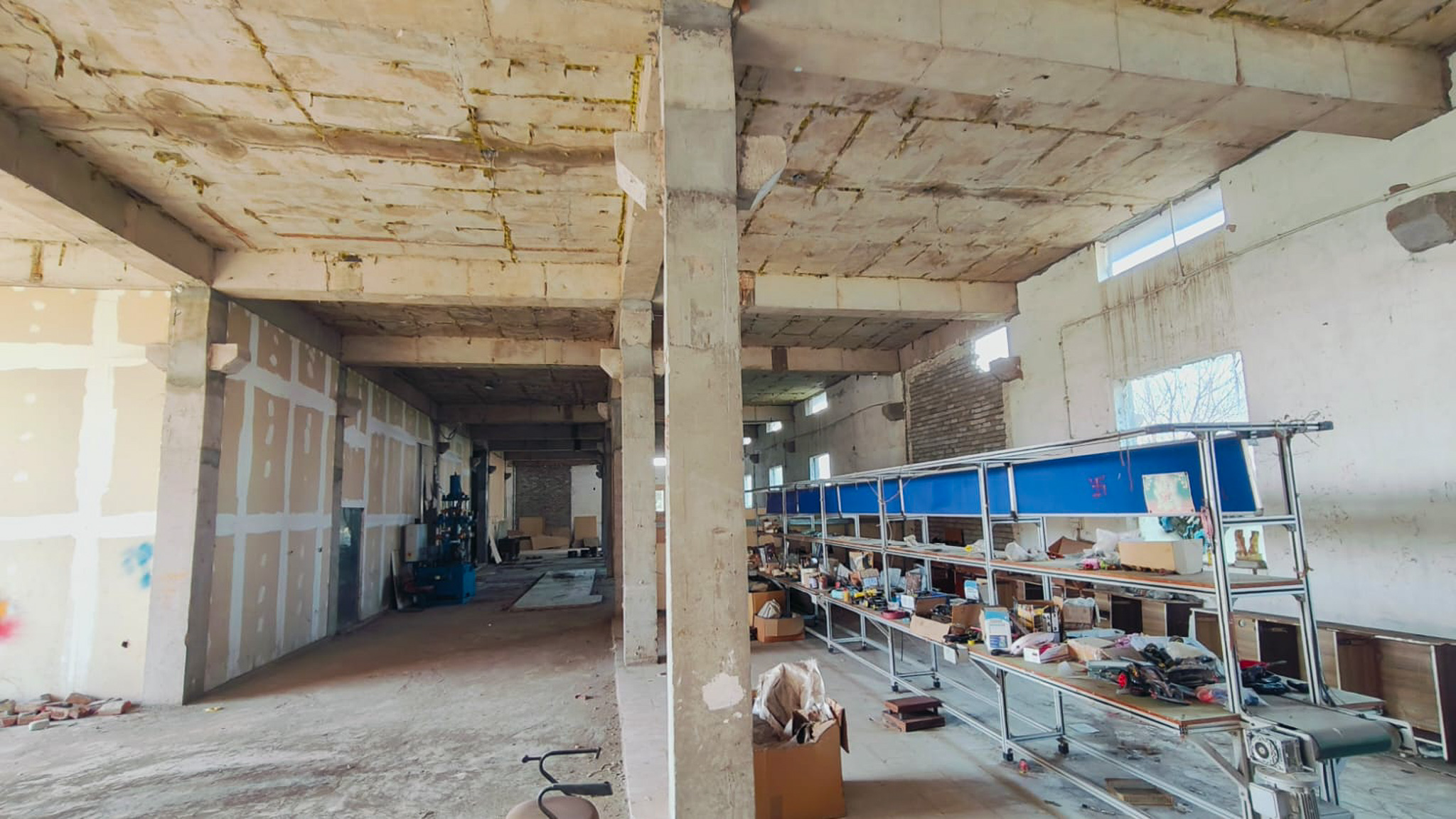 Industrial Plot with Factory Building for Sale in Ghanaur