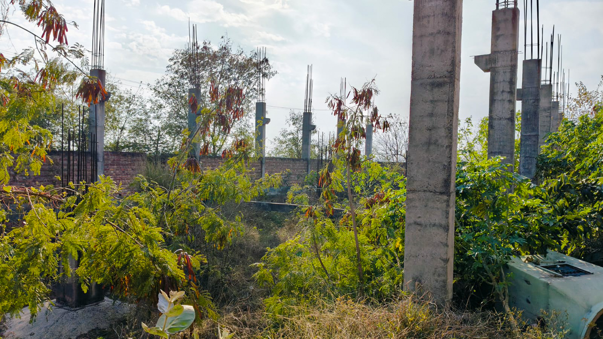 Industrial Plot with Factory Building for Sale in Ghanaur