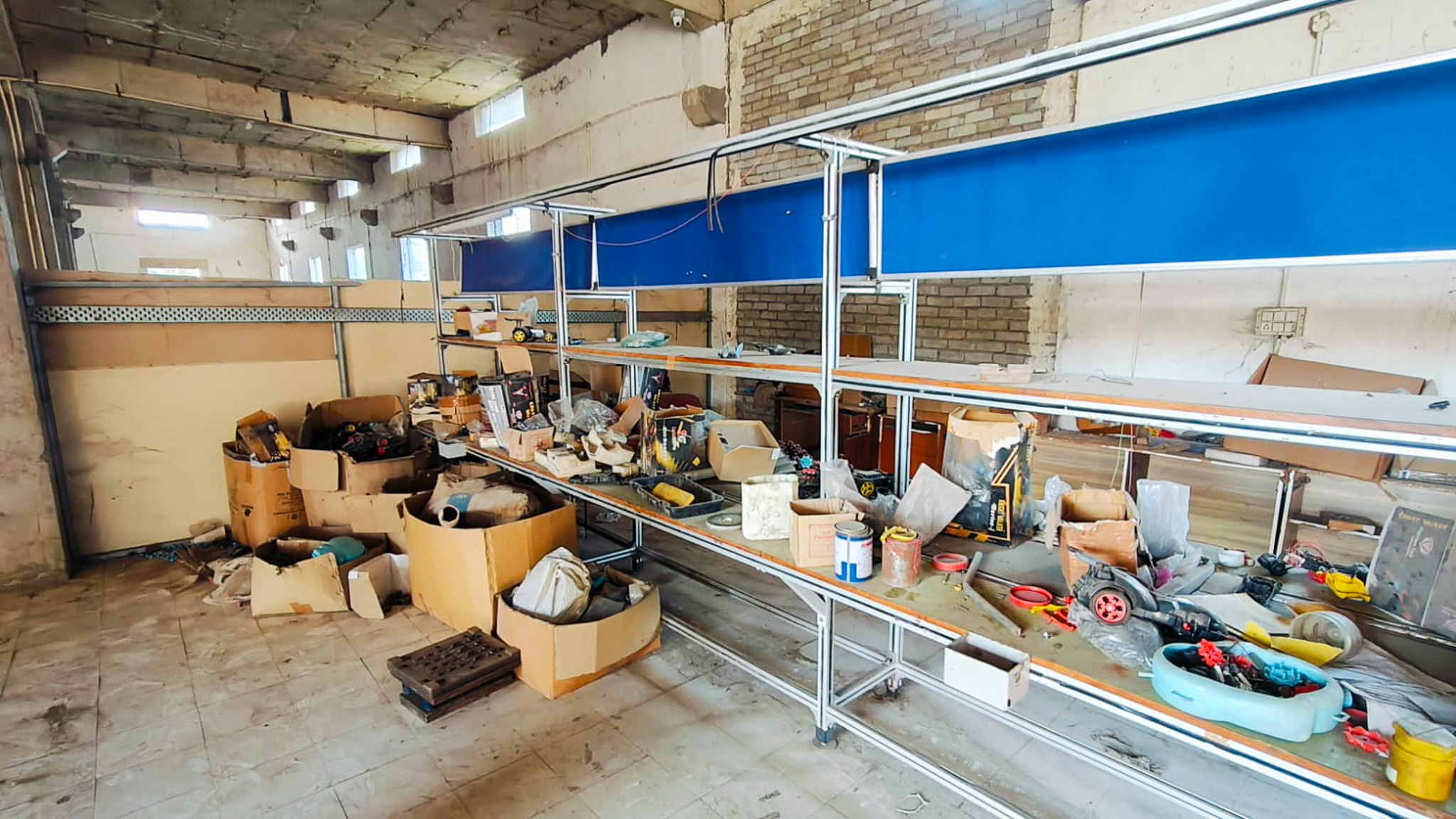 Industrial Plot with Factory Building for Sale in Ghanaur