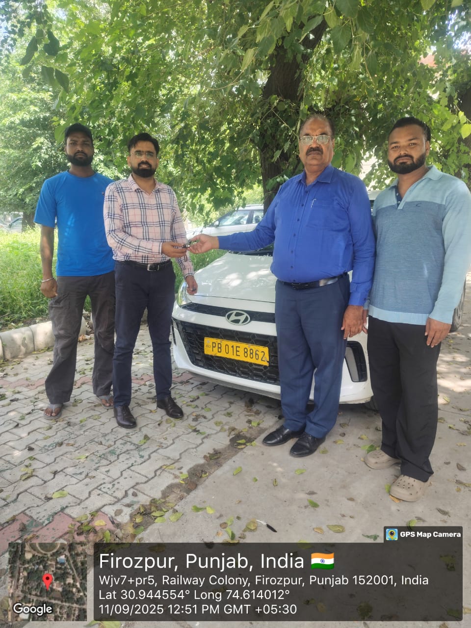 Four Wheeler Hyundai Aura SX(CNG & Petrol) for Sale in Ferozepur, Ferozepur