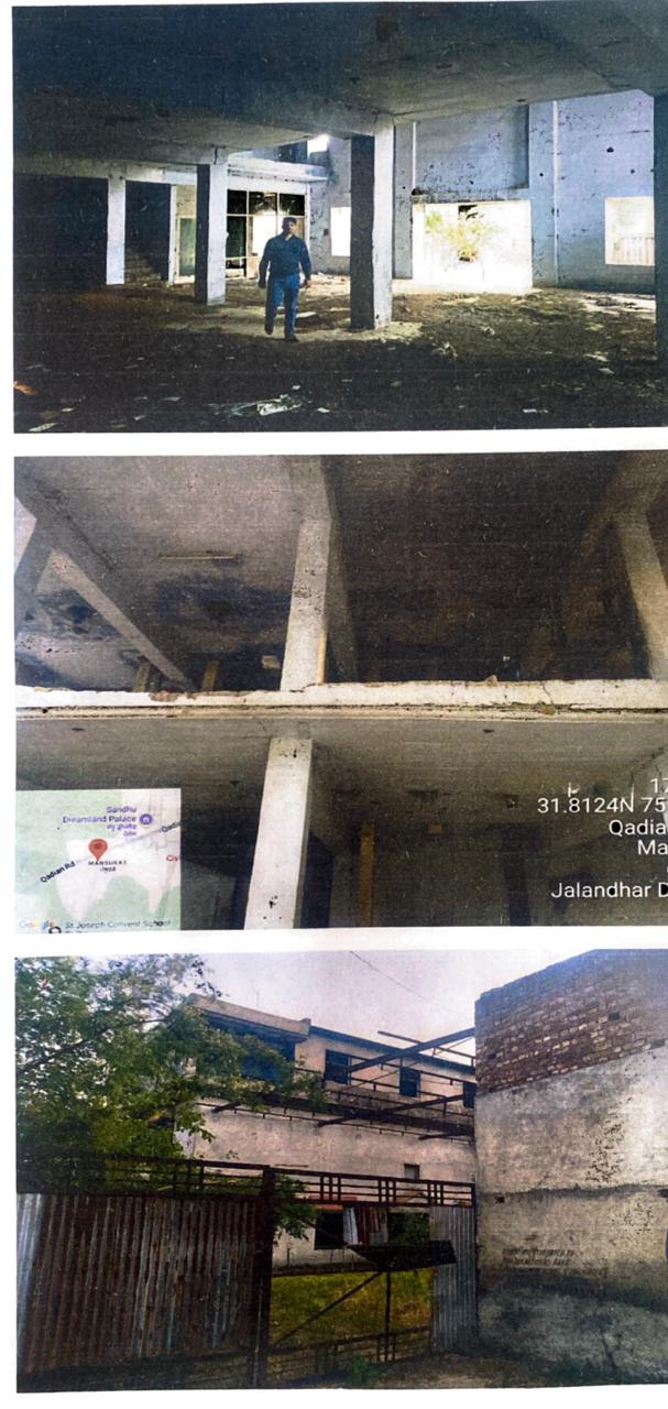 Industrial Plot with Factory Building for Sale in Batala