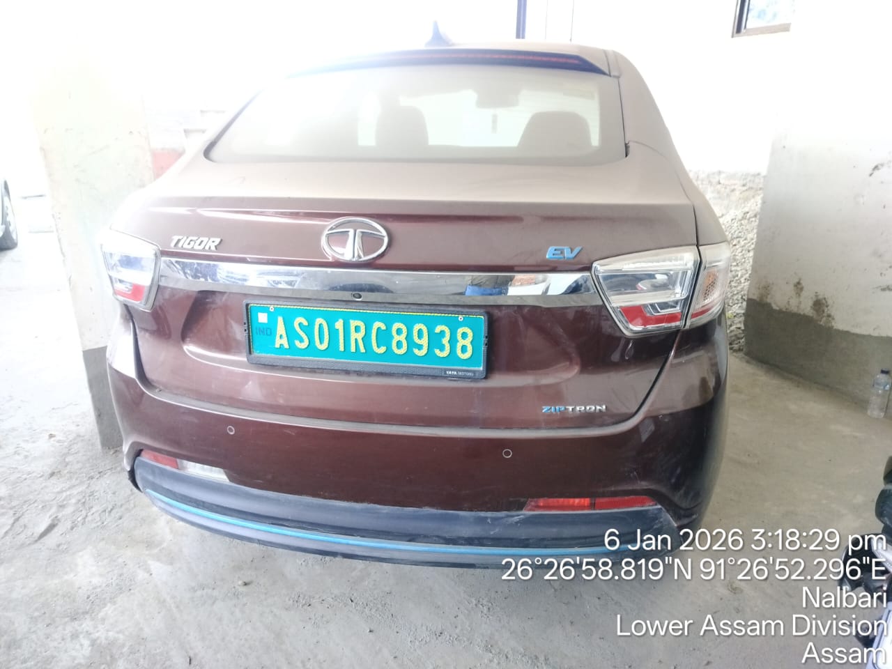 Vehicle TATA TIGOR EV for Sale in Bank Of Baroda AT Road Branch Guwahati Near Bishal Megamart Paltanbazar, Guwahati